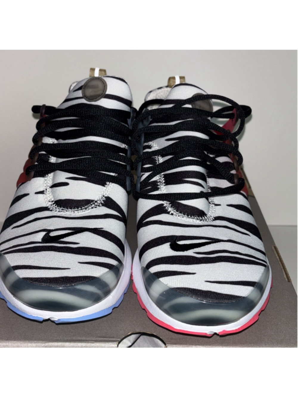 Nike Air Presto South Korea Mens Medium White Metallic Gold Black CJ1229 100 - Picture 8 of 10